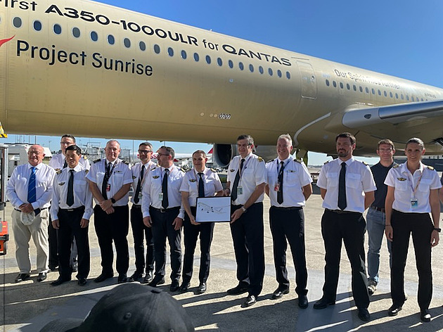 Airbus uskutečnil zkušební let z Austrálie do Francie trvající více než 24 hodin