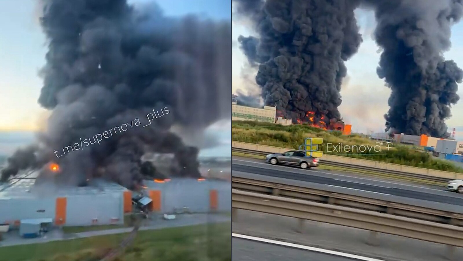 Ukrajinské drony zaútočily na Petrohrad, zasáhly další sklady internetového prodejce