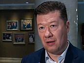 Tisková konference Tomia Okamury z náv�t�vy �íny. (20. �ervence 2026)