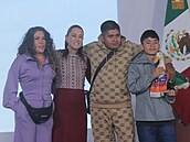 Mexická prezidentka Claudia Sheinbaumová p�ijala ka�era Merlína, neoficiálního...