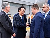 P�edseda Sn�movny Tomio Okamura (SPD) dorazil do �anghaje (20. �ervence 2026)