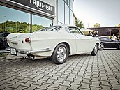 �ervencové setkání Clubu Automobilista v Bonneville Cafe v pra�ských Mod�anech