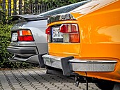 �ervencové setkání Clubu Automobilista v Bonneville Cafe v pra�ských Mod�anech