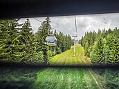 Výhledy z rozhledny Panorama �erná hora v Janských Lázních