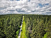 Výhledy z rozhledny Panorama �erná hora v Janských Lázních