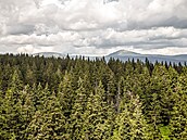 Výhledy z rozhledny Panorama �erná hora v Janských Lázních