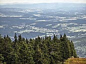 Výhledy z rozhledny Panorama �erná hora v Janských Lázních