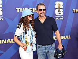 Herec Matt Damon a jeho man�elka Luciana Damon