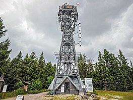 Výhledy z rozhledny Panorama �erná hora v Janských Lázních