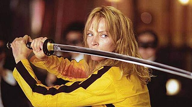 Uma Thurmanová ve filmu Kill Bill
