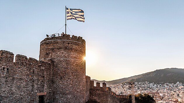 Dominantou Kavaly je Kavalsk� hrad postaven� Byzantinci.