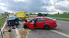 Při nehodÄ� na obchvatu Jihlavy se zranili Ä�tyři lid�©