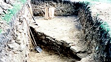 Archivní snímek z pr�zkumu Landeku v roce 1998.