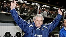 Trenér Newcastlu Kevin Keegan v roce 2008.