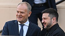 Ukrajinský prezident Volodymyr Zelenskyj se v polském Lublinu setkal s...