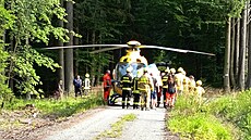 Do �lenitého terénu u obce Herálec na ��ársku vyrazil tým jihlavských...
