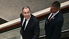 Ruský ministr zahrani�í Sergej Lavrov odchází po jednání v rámci fóra ASEAN....