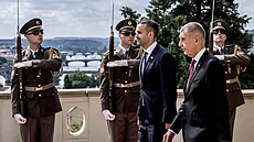 Premiér Andrej Babi� a premiér �erné Hory Milojko Spaji�. (24. �ervence 2026)