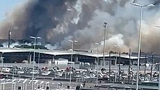 P�i ha�ení po�áru nedaleko francouzského m�sta Bordeaux na jihozápad� zem�...