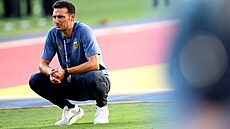Argentinský trenér Lionel Scaloni po prohraném finále MS 2026.