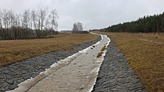 Pro zdej�í krajinu jsou charakteristické i regulované potoky rovné jako...