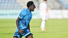 FK Viagem Ústí nad Labem - Kladno, 1. kolo 2. fotbalové ligy. Franck Idumbo...