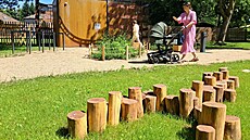 Schulzovy sady ve Dvo�e Králové nad Labem po revitalizaci (�ervenec 2026).