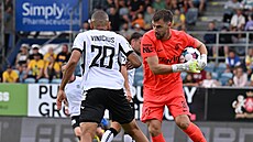 Momentka ze zápasu SFC Opava - MFK Karviná