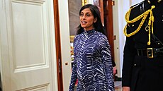 Druhá dáma Spojených stát� Usha Vanceová (40). (12. b�ezna 2026)