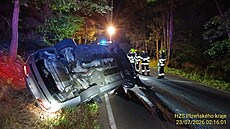 Za nehodou mezi obcemi Rab�tejn nad St�elou a Nový Dv�r na Plze�sku byl z�ejm�...