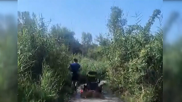 Jsem vozíčkář a podařilo se mi spadnout, líčil muž. Jen těsně se vyhnul rybníku