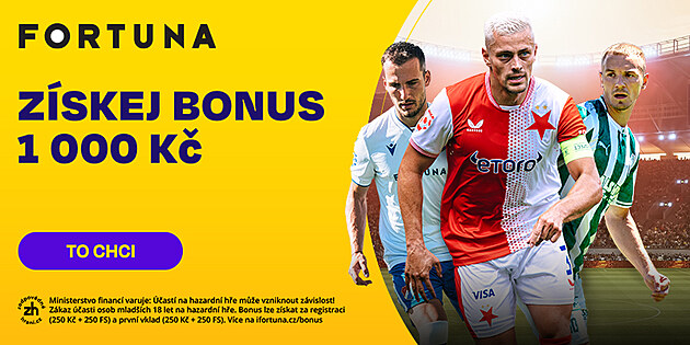 Fortuna - z�skej vstupn� bonus 1 000 K�