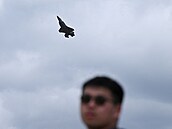 Letoun Lockheed Martin F-35A není na mezinárodního leteckého veletrhu ve...