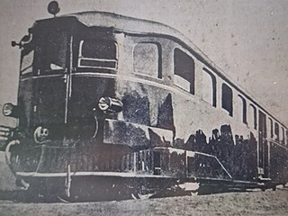 Motorový v�z vyráb�ný firmou Ba�a nazývaný Modrý express.
