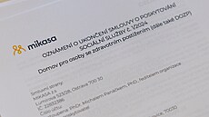 �editel Domova Mikasa v Ostrav� Michal Paná�ek rozdával výpov�di zástupc�m...