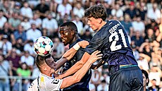 Fotbalové utkání mezi FK Hradec Králové a Tromsö IL.