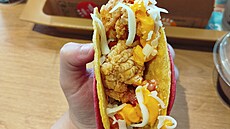 Cheese Taco v KFC v roce 2025.