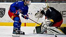 Chomutov, 29. 07. 2026, trénink �eské hokejové reprezentace �en. Kristýna...