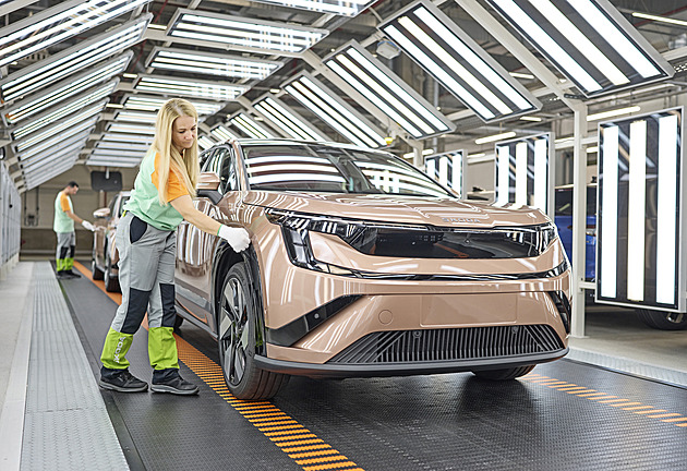 Škoda's Largest Model, the Electric Enyaq, Enters Production After Factory Modifications