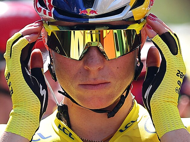 Demi Volleringov� na Tour de France Femmes 2026.