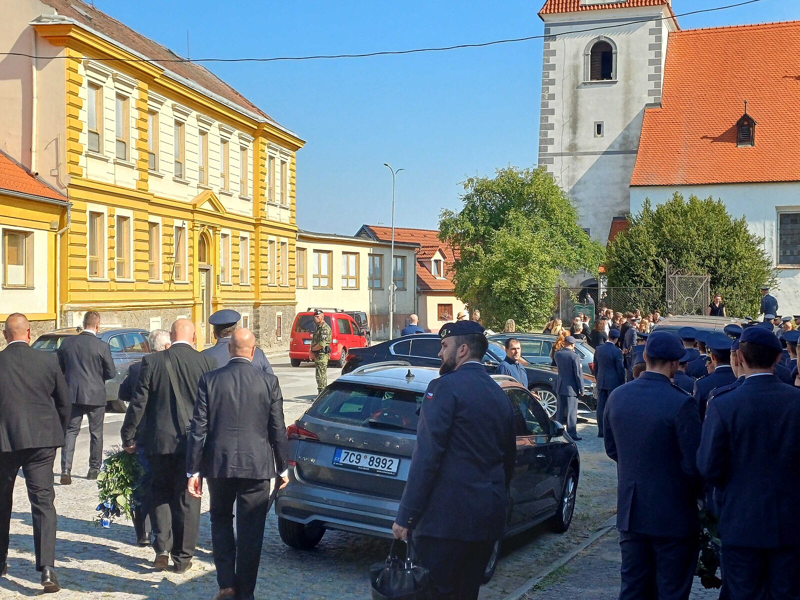 Na Prachaticku se loučí s vojákyní, která zahynula při pádu vrtulníku