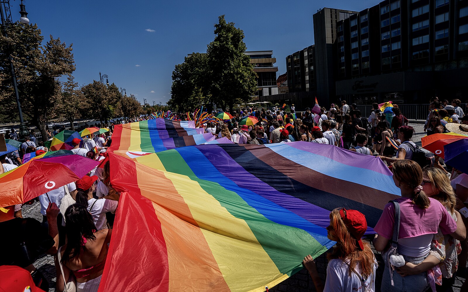 Palestinské vlajky i odkaz na Macinku. Podívejte se na nejlepší fotky z Prague Pride