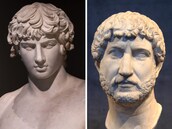 Antinous a císa� Hadrian. Jeden z nejvýrazn�j�ích homosexuálních svazk�...