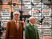 Gilbert & George. Gilbert Proesch (vpravo) a George Passmore jsou známí svým...