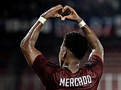 Ekvádorec John Mercado vst�elil proti Lyonu vít�zný gól a dal Spart� výhodu do...