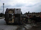 Likvidace voz� E�s probíhala �áste�n� na kr�ském nádra�í.