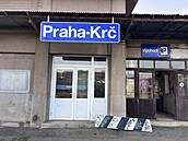 P�vodní nádra�í tu bylo vystav�no roku 1882 na trati Nusle�Mod�any, která m�la...
