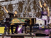 Marek Ztracený za�al sv�j koncert ve 20 hodin a odehrál dvouhodinový set.
