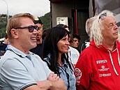 Häkkinenovi v Most�, legenda fandila své dce�i ve formuli 4
