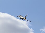 Eurofighter Typhoon provozovaný italským letectvem, byl dal�ím strojem, který...
